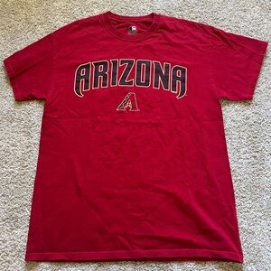 Arizona Diamondbacks Short Sleeve T-Shirt Size Medium Red MLB Baseball